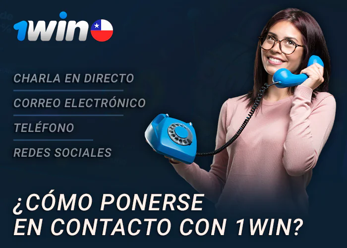 Formas de ponerse en contacto con el servicio de asistencia de 1Win